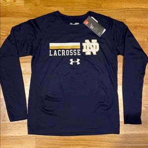 Under armour ND lacrosse long sleeve shirt